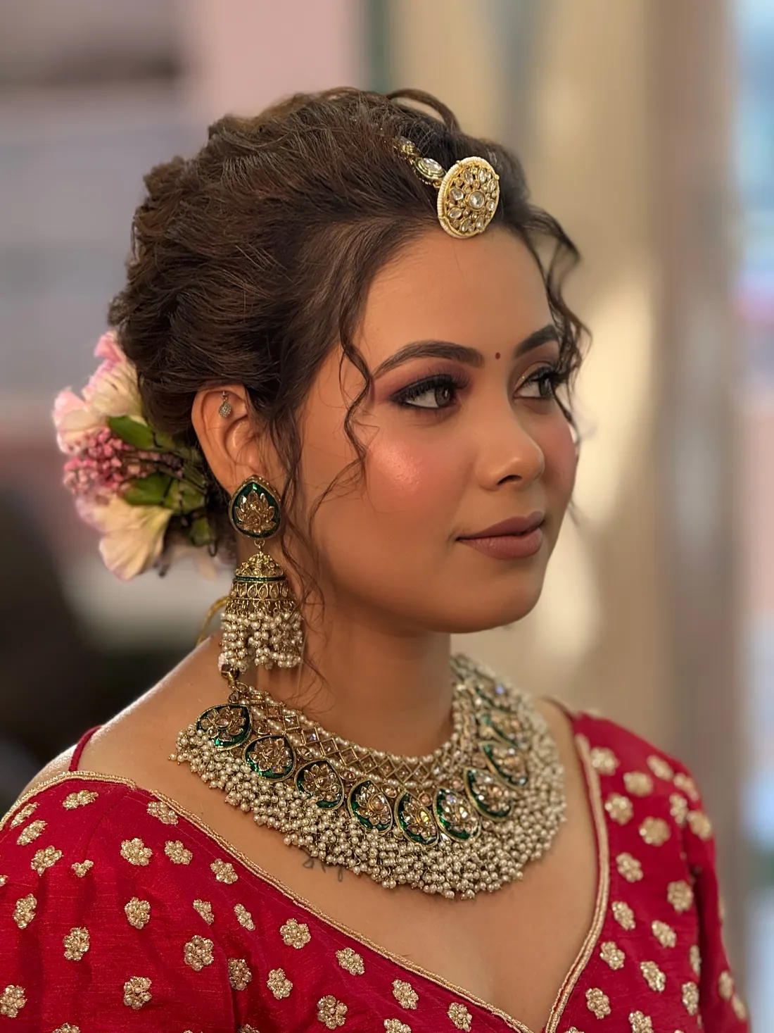 Rosewood Gaze bridal makeup look by Charu Patel