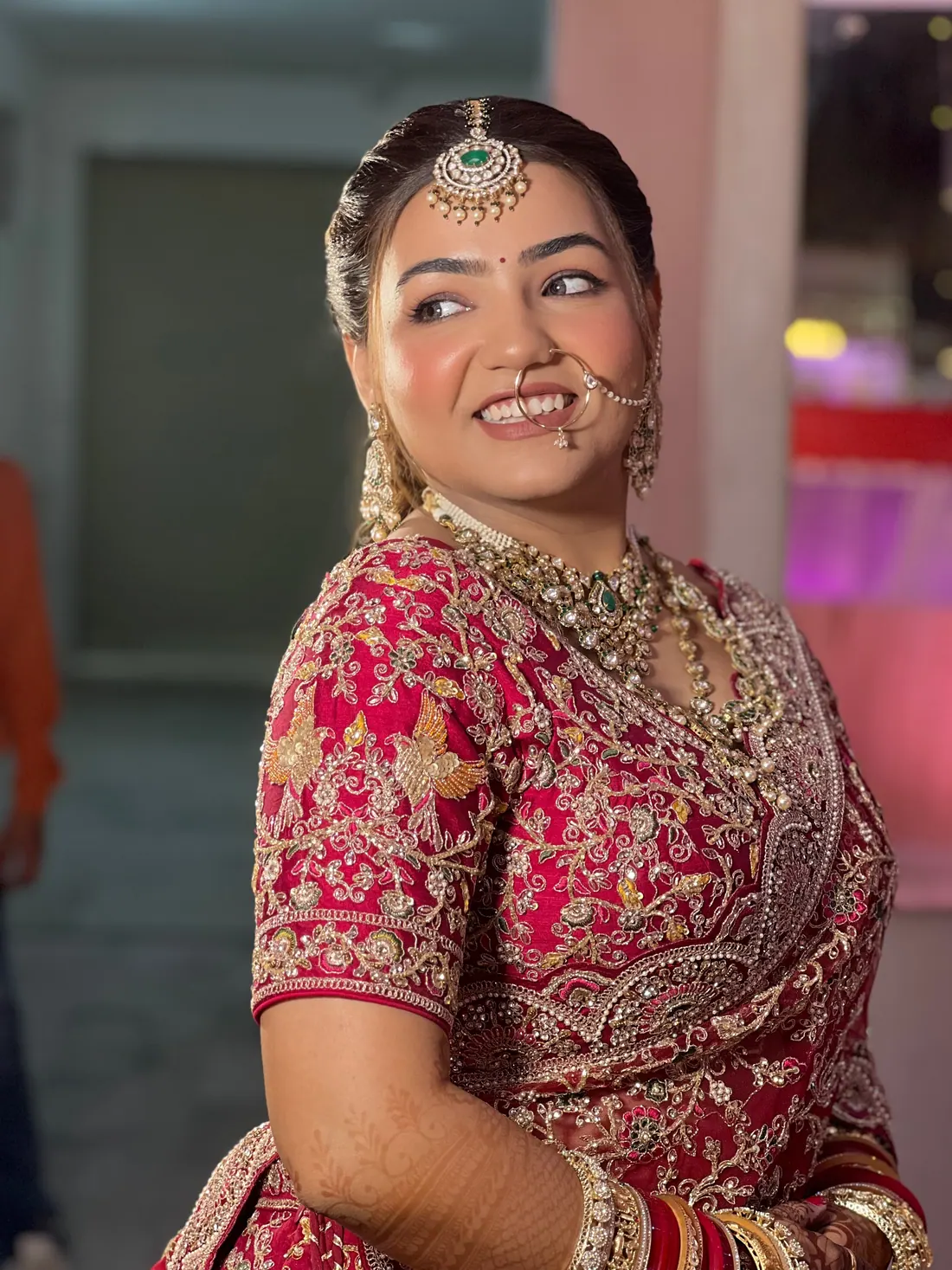 Golden Hour Bride bridal makeup look by Charu Patel
